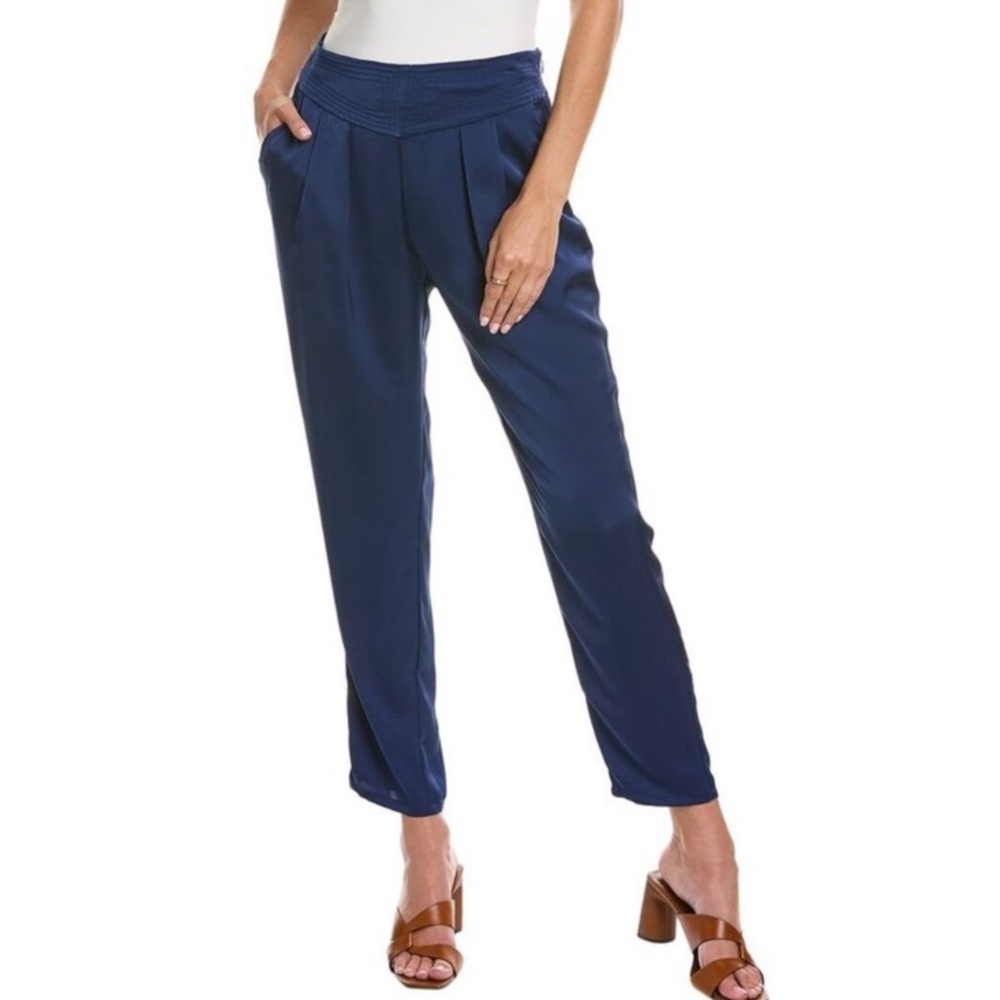 (A55)‎ Ramy Brook Navy Blue Harris Pants, Size 2